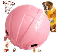 KADTC U.S. Brand & Design - Pelota de regalo para perros de tamaño extra grande - Juguete de baloncesto dispensador de alimentos - Alimentador lento de rompecabezas para perros de raza mediana
