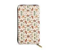 KadUe Cowboy Ride Horse - Cartera de piel para mujer, múltiples compartimentos para tarjetas y dinero en efectivo, tarjetas de crédito, Black, Talla única, Contemporáneo