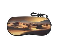 KadUe Sun Mountain Forest - Funda suave de neopreno ultraligera con cremallera para gafas, portátil de viaje con cremallera, Desierto del Sahara, One Size
