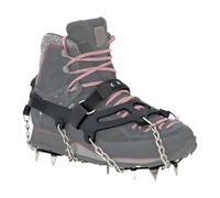 KADVA Cerro - Picos Antideslizantes para Zapatos, 13 Puntas de Acero Inoxidable y Silicona Flexible, Incluye Bolsa de Transporte, para Senderismo de Invierno y Nieve (L)
