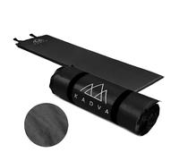 KADVA Colchoneta Autoinflable Aero Cómoda Ligera y Duradera Colchoneta Ideal para Acampadas y Senderismo Capa Exterior 100% Poliéster Capa Interior 100% Poliuretano 182x52 cm Color Negro