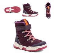 KADVA Flow WaterProof - Botas de nieve para niños, secas y cálidas en invierno; membrana impermeable, aislamiento térmico, rojo, 29 EU