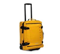 KADVA Lazio Maleta de Viaje con Ruedas I 102 litros Equipaje de Mano I Exterior Blando con 2 Ruedas I Estructura Telescópica I Peso 3,7kg I Color Amarillo