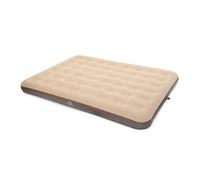KADVA SINBED - Colchón Inflable Doble autoinflable para 2 Personas en Color Beige (191 x 152 x 22 cm), Capacidad de Carga de 250 kg, Doble válvula, PVC, Kit de reparación, Ideal para acampadas/Viajes