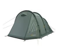 KADVA Tienda de Campaña AIRcamp 4. para 4 Personas con Bomba Construcción Tipo Túnel 440 x 180 x 140 cm Impermeable 3000 mm Espaciosa Techo Extensible Superficie Grande para Dormir Color Verde