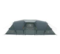 KADVA Tienda de Campaña AIRcamp 8.44 para 8 Personas Construcción Tipo Túnel 640 x 205 x 195 cm Impermeable 3000 mm Dos Habitaciones Vestíbulo Espacioso Bolsillos Prácticos Color Verde