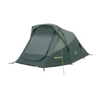 KADVA Tienda de campaña AIRcamp para 3 Personas con Bomba, construcción de túnel, 210 x 110 x 180 x 140 cm, Resistente al Agua, amplitud, toldo sobre Entrada, Bolsillos de ventilación, Color Verde