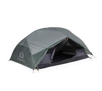 KADVA Tienda de Campaña Expedit 2 Pro Impermeable Tienda Ligera y Espaciosa para 2 Personas 210x135x100 cm para Excursiones Largas y Acampadas Equipada con Mosquiteras y Dos Vestíbulos Color Plata