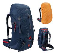 KADVA Vagabundo Mochila de trekking de 40 l, sistema de transporte Windspire Pro, material hidrófobo, funda para lluvia, correas exteriores.