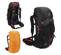 KADVA Vagabundo Mochila de trekking de 40 l, sistema de transporte Windspire Pro, material hidrófobo, funda para lluvia, correas exteriores.