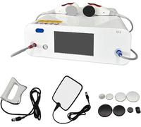 Kadxyan Máquina para El Tratamiento del Dolor De 448k, Máquina para Esculpir El Cuerpo con 8 Sondas Y 2 Mangos Y 1 Placa Negativa, Ajustable 0-100% De Energía Y 2 Modos De Trabajo