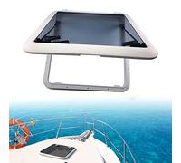 Kadxyan Porthole Marco a Prueba De Agua a Prueba De Agua, Buey De 3 Mm De Vidrio Templado De Vidrio Rectangular De La Escotilla Marina De Buey para Botes/Yates/RV/Industria De La Industria 550x550 Mm