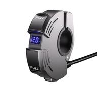 Kaedear Fuente de alimentación USB para motocicleta, USB, impermeable, carga, tipo A/C, 2 puertos, patente SAE, tapa deslizante, salida, PD (30 W)/QC3.0 (18 W), adaptador integrado, conector SAE, CC
