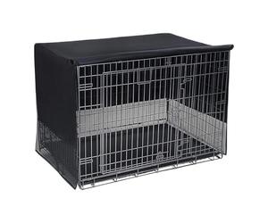 Käfigabdeckung - 4-seitig atmungsaktives sellos de lavandería Oxford-Gewebe | Transportboxbezug - Kleine bis mittelgroße Hunde Katzen Kitten Schutz - Cachorros Zuhause Wohnzimmer Apartment Innen Außen