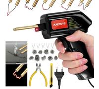 KAEFUYS Soldador de Plástico 170W Plástico Soldadura Máquina 2 en 1 Soldador de Plástico con 805 piezas grapas calientes grapas calientes Herramienta de Soldadura coche parachoques reparación kit