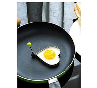 KAEHA jdq-0001-x-x Tortilla de Huevo Frito de Acero Inoxidable, en Forma de corazón