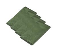 Kähler 4 Servilletas de tela Hammershøi Poppy 45x45 cm verde