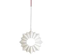 Kähler - Bola de 13,5 cm de diámetro, diseño escandinavo, Color Blanco