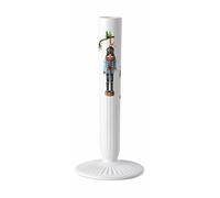 Kähler candelabro H20 cm Hammershøi Navidad con Pintura de Acuarela, Blanco