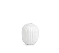 Kähler Candelero Redondo Ø8,5 cm Hammershøi Diseño danés Hecho a Mano, Blanco