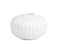 Kähler Candelero Redondo Ø8 cm Hammershøi diseño danés, Blanco, Ancho