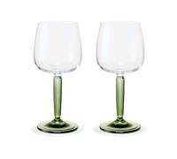 Kähler Copa de vino blanco Hammershøi 35 cl 2-pack Transparente-verde