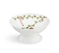 Kähler Cuenco de navidad con pie Hammershøi Ø16 cm blanco