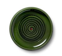 Kähler Design Colore 690614 - Plato de cerámica (34 cm de diámetro), color verde