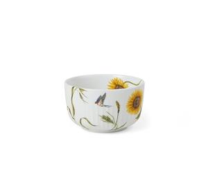 Kähler Design Hammershøi Summer 693282 - Cuenco de porcelana (7,5 x 12 cm), diseño de girasoles