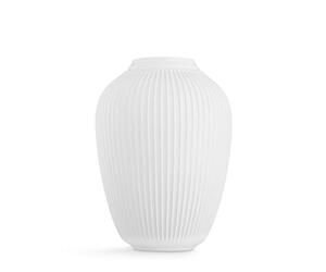 Kähler H50 Hammershøi - Jarrón de Suelo, diseño danés, Hecho a Mano, para Flores, Color Blanco
