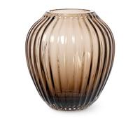 Kähler Jarrón de vidrio Hammershøi 14 cm nogal