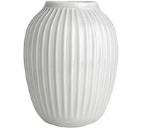 Kähler Jarrón H25.5 cm Hammershøi Diseño danés para Flores Hecho a Mano, Blanco