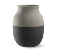 Kähler Jarrón Omaggio Circulare H20 cm Gris antracita