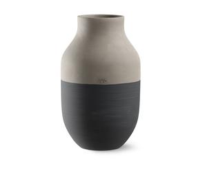 Kähler Jarrón Omaggio Circulare H31 cm Gris antracita