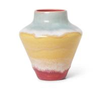 Kähler Jarrón Poppery 12 cm Rosa-menta-amarillo