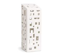 Kähler Lichthaus High Building Urbania - Objeto Coleccionable, diseño danés, Color Blanco