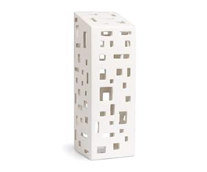 Kähler Lichthaus High Building Urbania - Objeto Coleccionable, diseño danés, Color Blanco