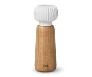 Kähler Mill H18 cm Hammershøi práctico molinillo de especias de diseño danés, blanco