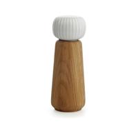 Kähler Mill H18 cm Hammershøi práctico molinillo de especias de diseño danés, blanco
