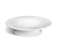 Kähler Plato de tarta con pie Hammershøi Ø30 cm blanco