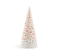 Kähler Portavelas de árbol de Navidad, Multicolor, 19 cm
