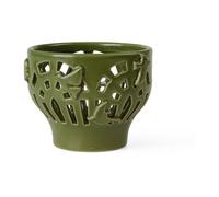 Kähler Portavelas Orangery Ø9 cm Green garden