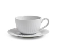 Kähler Taza con plato Hammershøi blanco