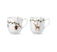 Kähler taza de Navidad 33 cl Hammershøi Christmas 2 piezas 2021 y 2022