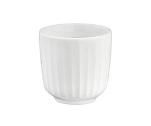 Kähler Taza Espresso 10 cl Hammershøi legendario diseño danés Atemporal, blanco