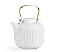 Kähler Tetera 1,2 l Hammershøi diseño legendario Atemporal para el té, blanca