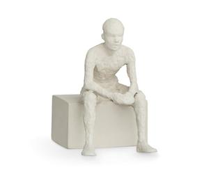 Kähler The Reflective H14 cm Esculturas de Personajes Sin esmaltar, Blanco