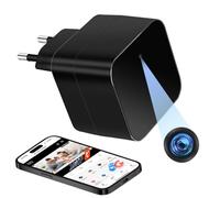 Kaelera Cámara Espía Oculta WiFi 5G, Cámaras Espias USB Cargador Inalámbrica, 1080P HD Miniatura Camara Camuflada, Mini Cámara Vigilancia Interior Videocámara con Detección de Movimiento
