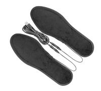 Kaeltsyn 1 par de plantillas térmicas eléctricas con USB para esquí, senderismo, camping, pesca, USB, calentador de pies, almohadilla para calcetines de invierno