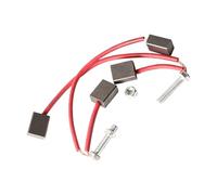 Kaeltsyn 103347301 - Par de cepillos de carbón de arranque, juego de cepillos generadores de arranque para carrito de golf con terminales de metal para servicio de cepillos desgastados